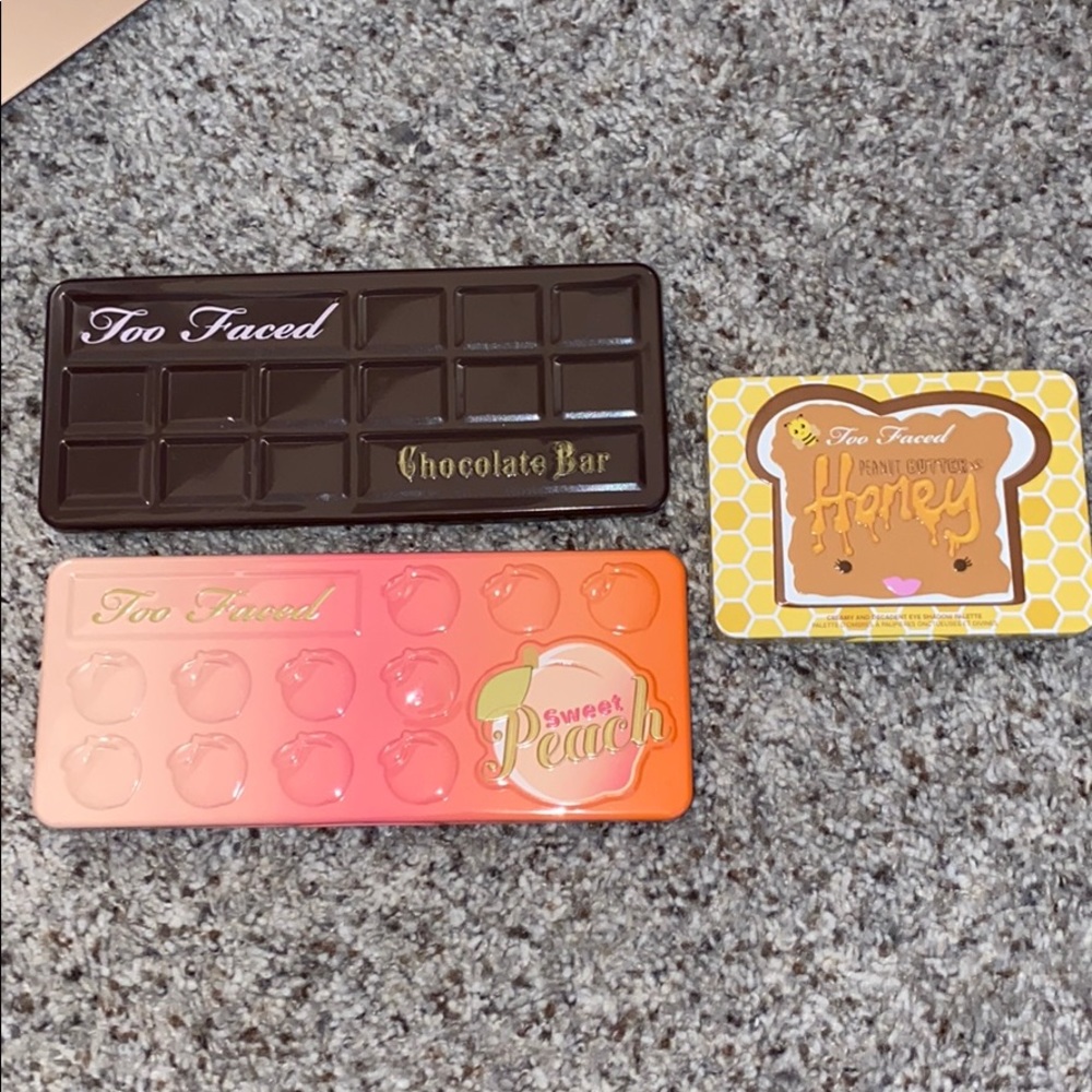 3 Authentic Too Faced Palettes